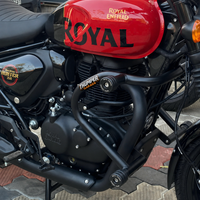 CRASH GUARD WITH SLIDERS BLACK FIT FOR ROYAL ENFIELD HUNTER 350