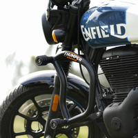 CRASH GUARD WITH SLIDERS BLACK FIT FOR ROYAL ENFIELD HUNTER 350