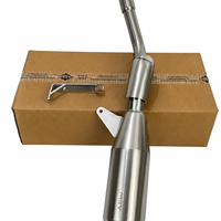 AEW EDGE FREE FLOW EXHAUST AND MID PIPE FIT FOR ROYAL ENFIELD HIMALAYAN 450