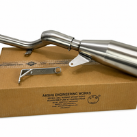 AEW EDGE FREE FLOW EXHAUST AND MID PIPE FIT FOR ROYAL ENFIELD HIMALAYAN 450