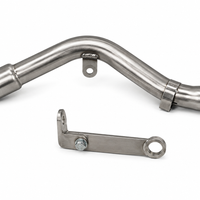 AEW EDGE FREE FLOW MID PIPE FIT FOR ROYAL ENFIELD HIMALAYAN 450