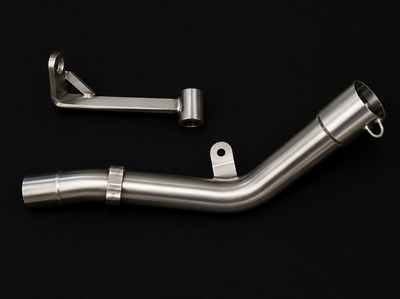 AEW EDGE FREE FLOW MID PIPE FIT FOR ROYAL ENFIELD HIMALAYAN 450