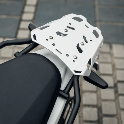 TOP RACK SILVER FIT FOR ROYAL ENFIELD GUERRILLA 450