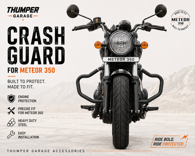SISSY BAR CRASH GUARD FIT FOR ROYAL ENFIELD BULLET 350