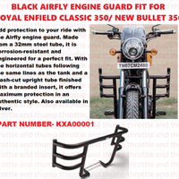 Black Airfly Engine Guard fit for Royal Enfield Bullet 350