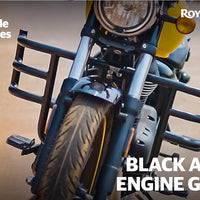 Black Airfly Engine Guard fit for Royal Enfield Classic 350