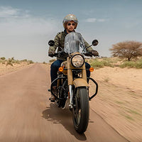 Black Octagon Engine Guard fit for Royal Enfield Meteor 350
