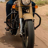 Black Octagon Engine Guard fit for Royal Enfield Meteor 350