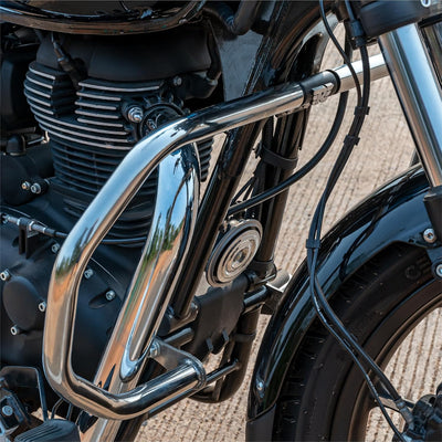 Silver Octagon Engine Guard fit for Royal Enfield Classic 350