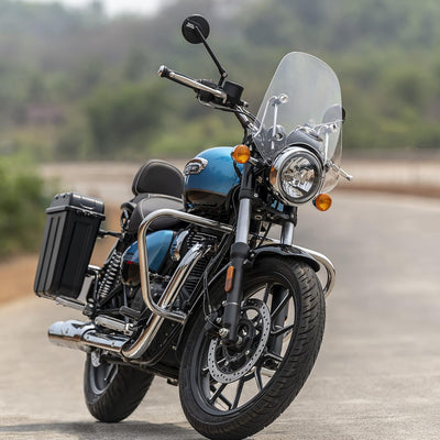 Silver Trapezium Engine Guard fit for Royal Enfield Classic 350
