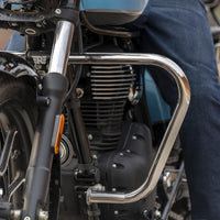 Silver Trapezium Engine Guard fit for Royal Enfield Meteor 350