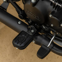 Black Deluxe Footpegs fit for Royal Enfield Bullet 350