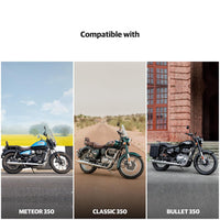 Black Deluxe Footpegs fit for Royal Enfield Bullet 350