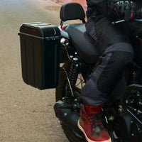 Black Commuter Pannier Rail fit for Royal Enfield Hunter 350