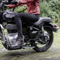 Black Low Ride Dual Seat fit for Royal Enfield Bullet 350