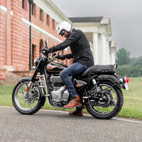 Black Touring Dual Seat fit for Royal Enfield Bullet 350