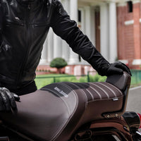 Brown Touring Dual Seat fit for Royal Enfield Bullet 350