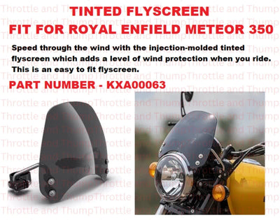 Tinted Flyscreen fit for Royal Enfield Meteor 350