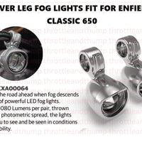 Silver Led Fog Lights fit for Royal Enfield Classic 650