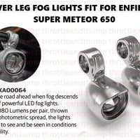 Silver Led Fog Lights fit for Royal Enfield Super Meteor 650
