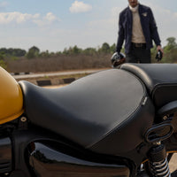 Black Low Ride Rider Seat fit for Royal Enfield Meteor 350