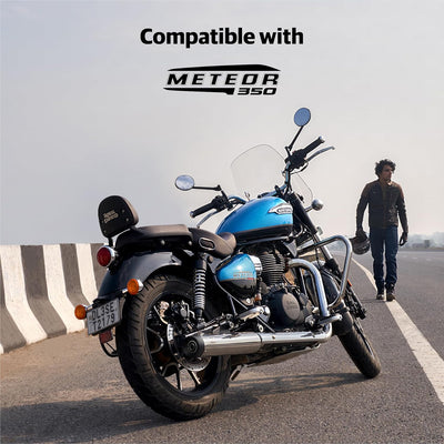 Black Low Ride Rider Seat fit for Royal Enfield Meteor 350