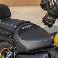 Black Touring Rider Seat fit for Royal Enfield Meteor 350