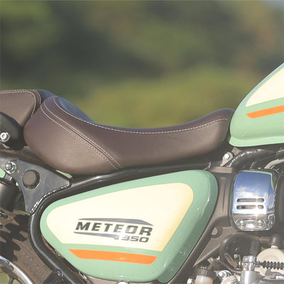 Brown Touring Rider Seat fit for Royal Enfield Meteor 350