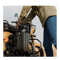 Black Commuter Pannier fit for Royal Enfield Hunter 350