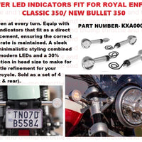 Silver LED Indicators fit for Royal Enfield Classic 350