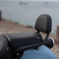 Black Passenger Backrest Pad fit for Royal Enfield Meteor 350