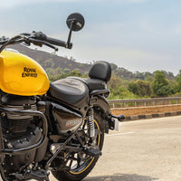 Black Passenger Backrest Pad fit for Royal Enfield Meteor 350