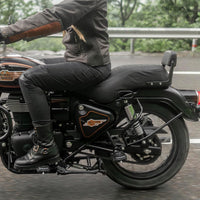 Black Pleated Seat Covers fit for Royal Enfield Bullet 350