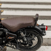 Brown Pleated Seat Covers fit for Royal Enfield Bullet 350