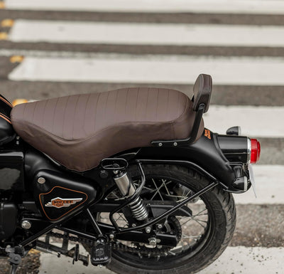 Brown Pleated Seat Covers fit for Royal Enfield Bullet 350