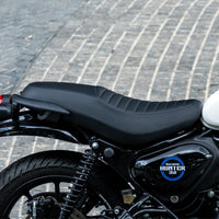 Black Pleated Seat Covers fit for Royal Enfield Hunter 350