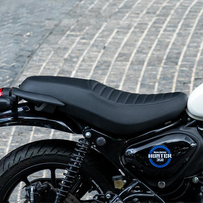 Black Pleated Seat Covers fit for Royal Enfield Hunter 350