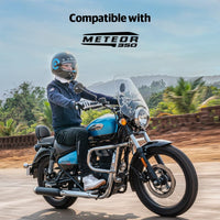 Black Pleated Seat Cover fit for Royal Enfield Meteor 350