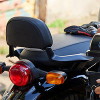 Black Passenger Backrest Mounts fit for Royal Enfield Hunter 350