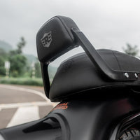 Black Passenger Backrest Mounts fit for Royal Enfield Bullet 350