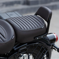 Brown Passenger Backrest Pad fit for Royal Enfield Bullet 350