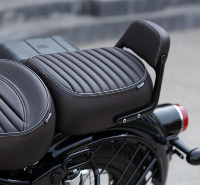 Brown Passenger Backrest Pad fit for Royal Enfield Bullet 350