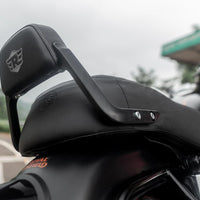 Black Passenger Backrest Pad fit for Royal Enfield Bullet 350