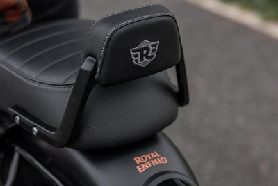 Black Passenger Backrest Pad fit for Royal Enfield Bullet 350