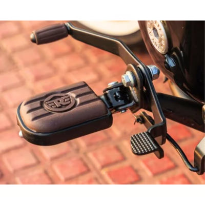 Brown And Black Deluxe Footpegs fit for Royal Enfield Goan Classic 350