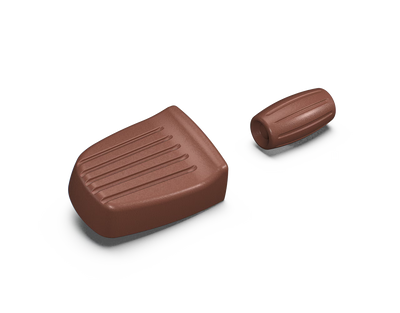 Brown Foot Control Rubbers fit for Royal Enfield Bullet 350