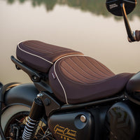 Brown Custom Rider Seat fit for Royal Enfield Goan Classic 350