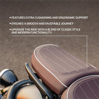 Brown Custom Passenger Seat fit for Royal Enfield Goan Classic 350