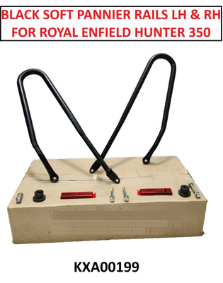 Black Soft Pannier Rails fit for Royal Enfield Hunter 350