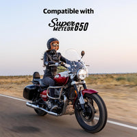 Black Long Haul Pannier Rails fit for Royal Enfield Super Meteor 650